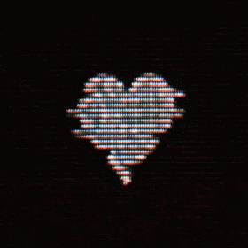 Gif animé coeur radioactif